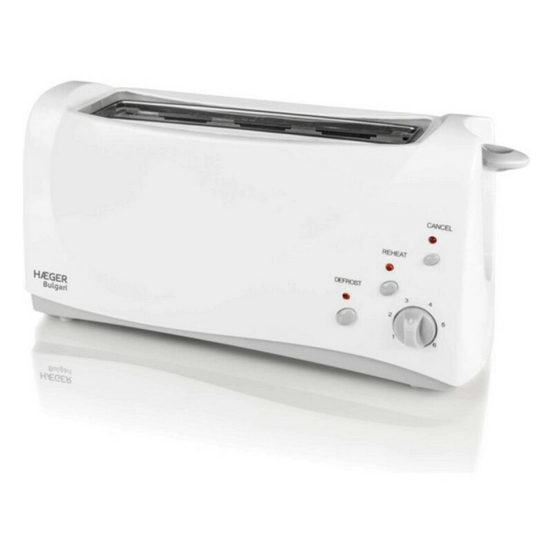 Grille-Pain Haeger TO-100.008A Multifonction 1000 W Blanc