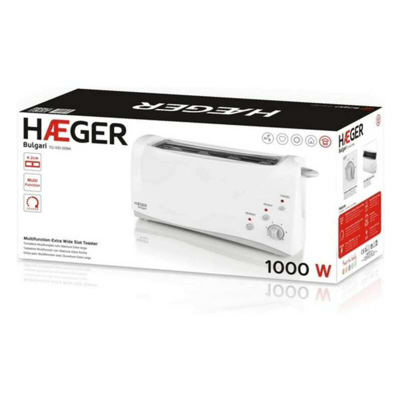 Image secondaire de Grille-Pain Haeger TO-100.008A Multifonction 1000 W Blanc