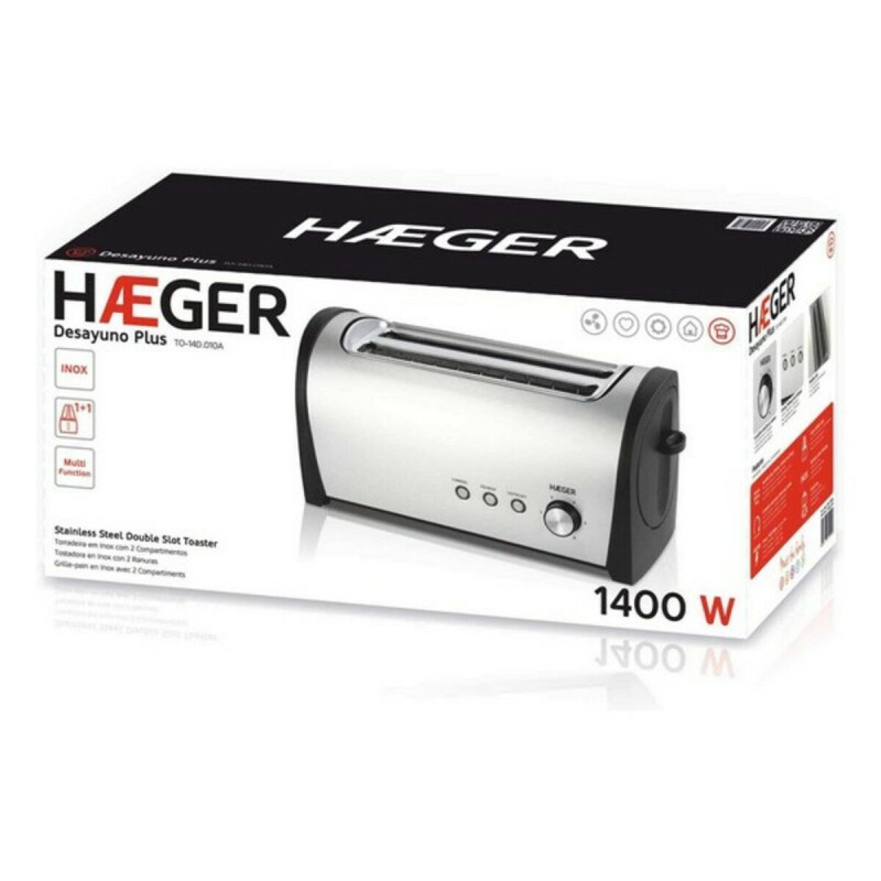 Image secondaire de Grille-Pain Haeger TO-14D.010A 1400 W Gris