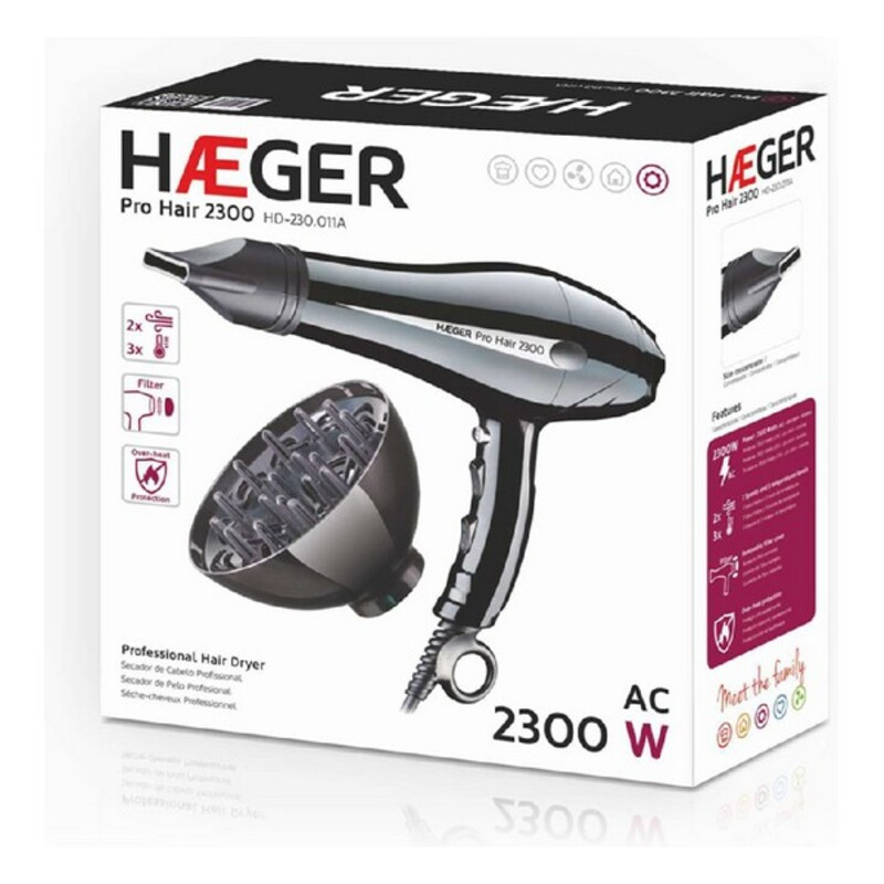 Image secondaire de Sèche-Cheveux Haeger HD-230.011B 2300 W