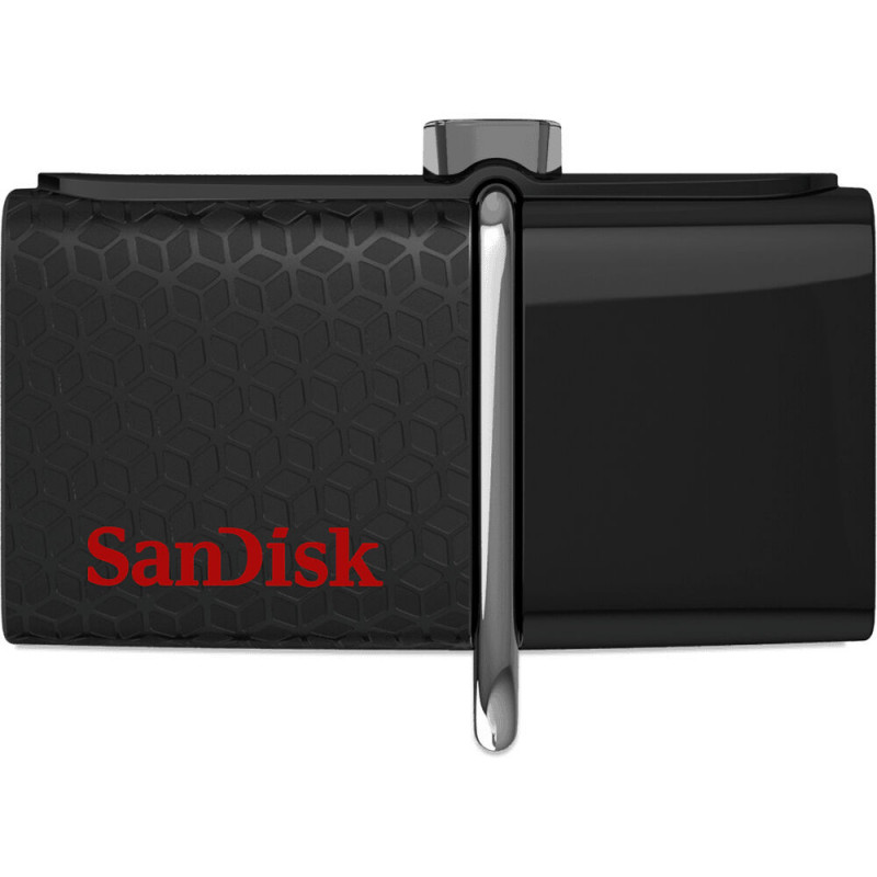 Clé USB SanDisk Ultra Dual Drive Noir Gris 256 GB (1 Unité)