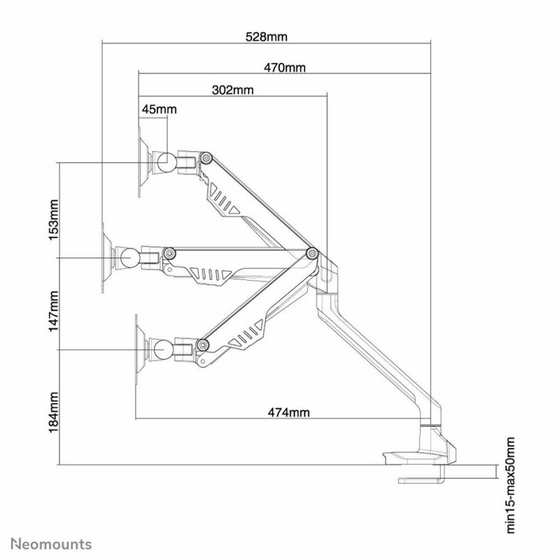 Image secondaire de Neomounts support moniteur de bureau