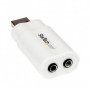 Carte Son Externe USB Startech ICUSBAUDIO Blanc 34,99 €