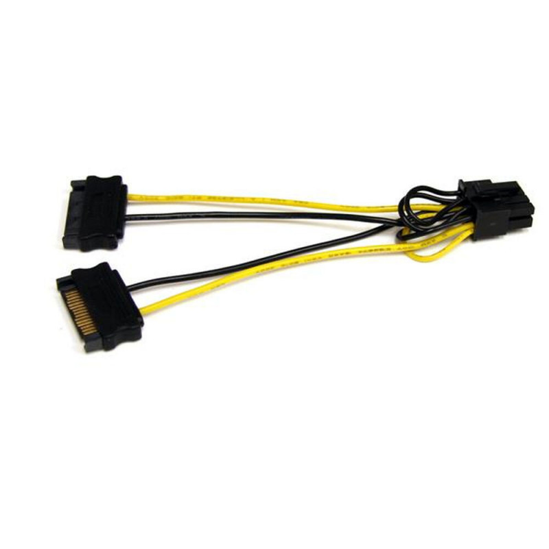 Startech.com Câble adaptateur d'alimentation SATA vers carte vidéo PCI Express 8 broches de 15 cm