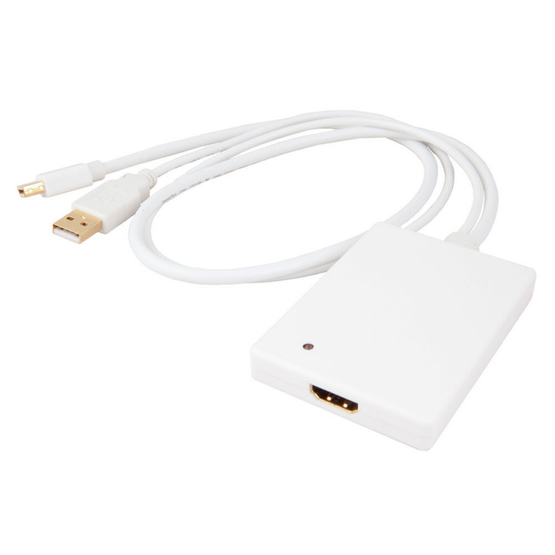 Image secondaire de Adaptateur Mini DisplayPort vers HDMI Urban Factory CBB21UF Blanc