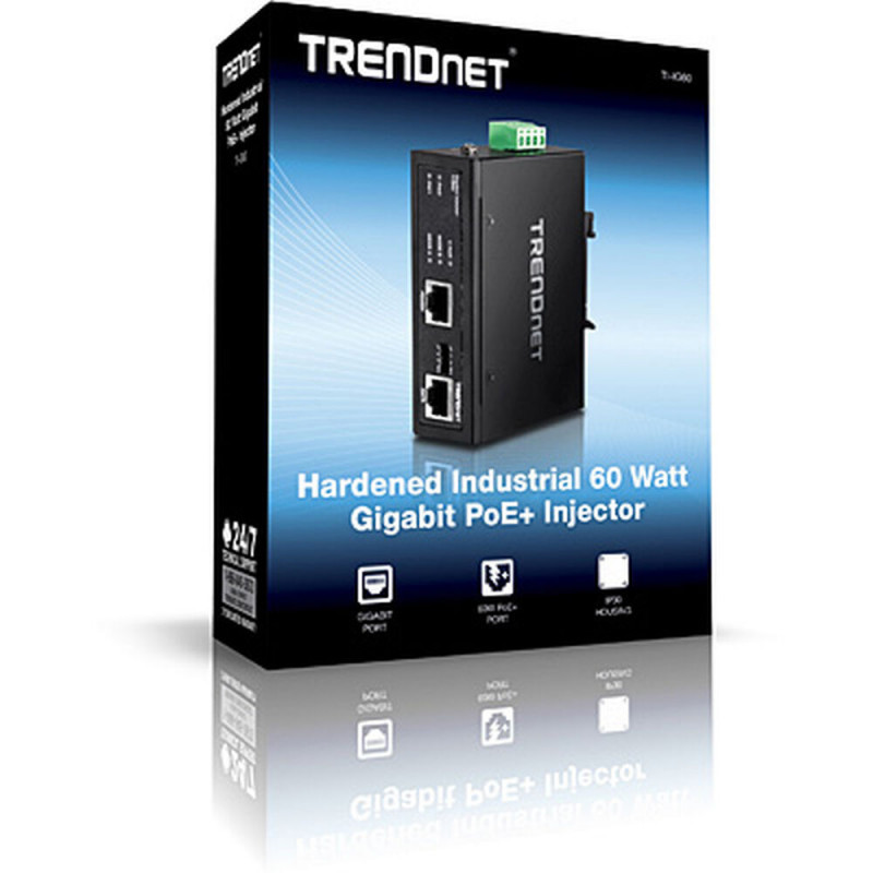 Image secondaire de Injecteur PoE Trendnet TI-IG60 1000 Mbit/s Noir