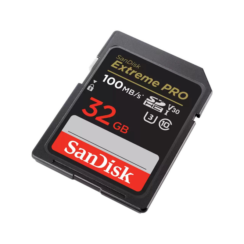 Carte Mémoire SDHC SanDisk Extreme PRO Noir 32 GB