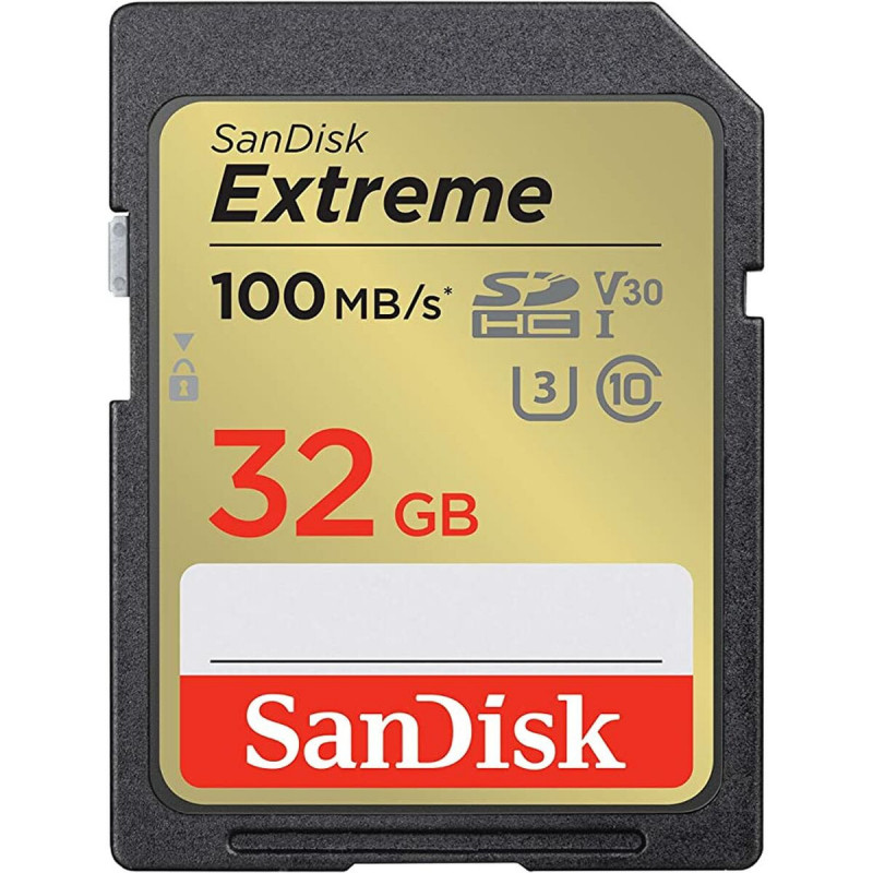 Carte Mémoire SDHC SanDisk Extreme 32 GB