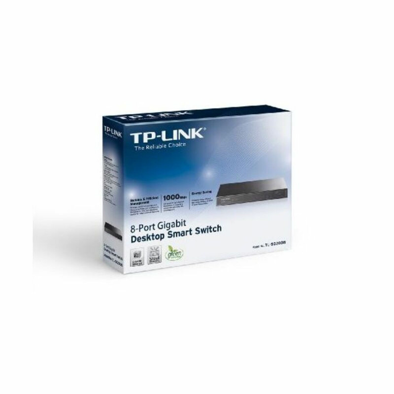 Image secondaire de Tp-Link TL-SG2008 Géré L2 Gigabit Ethernet (10/100/1000) Noir