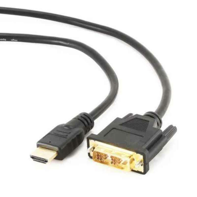 Câble HDMI vers DVI GEMBIRD 1.8m, HDMI/DVI, M/M 1,8 m Noir 1,8 m