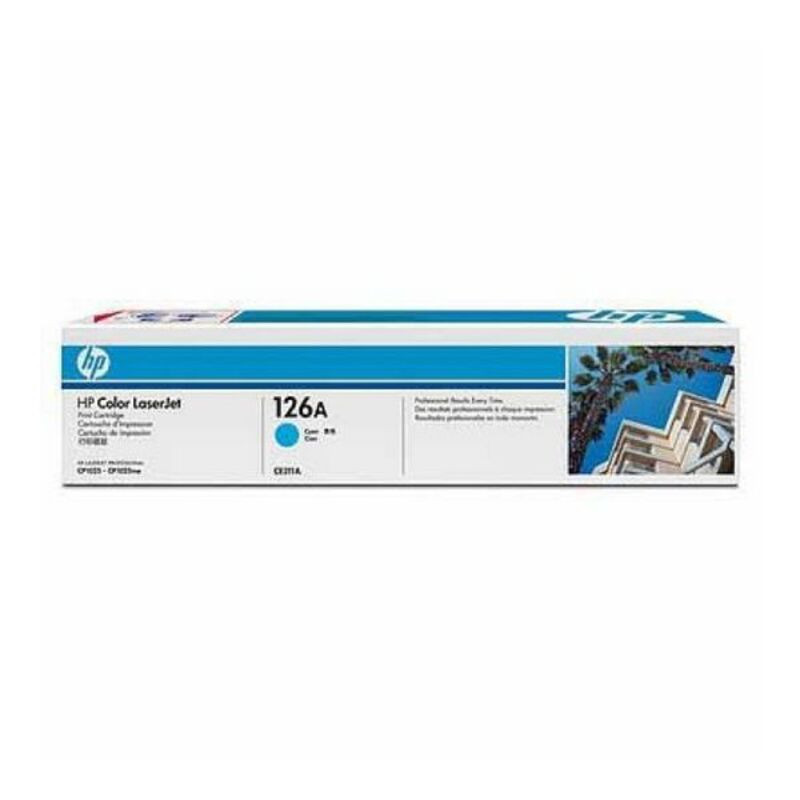 HP 126A toner LaserJet cyan authentique