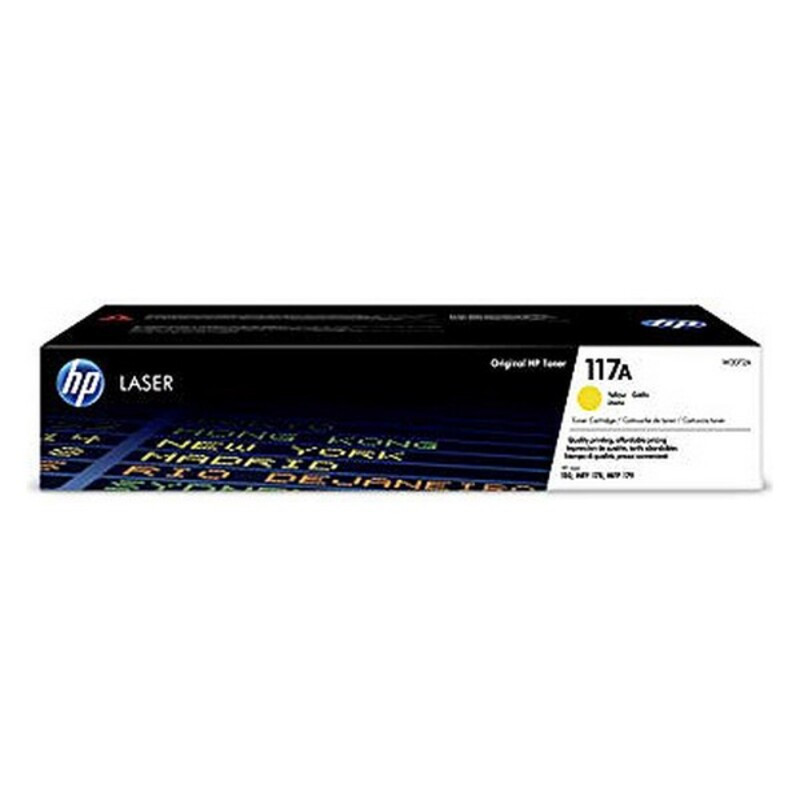 HP Cartouche de toner laser authentique 117A, cyan