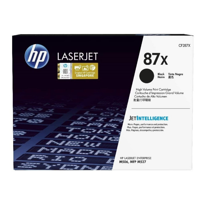 HP 87X toner LaserJet noir grande capacité authentique