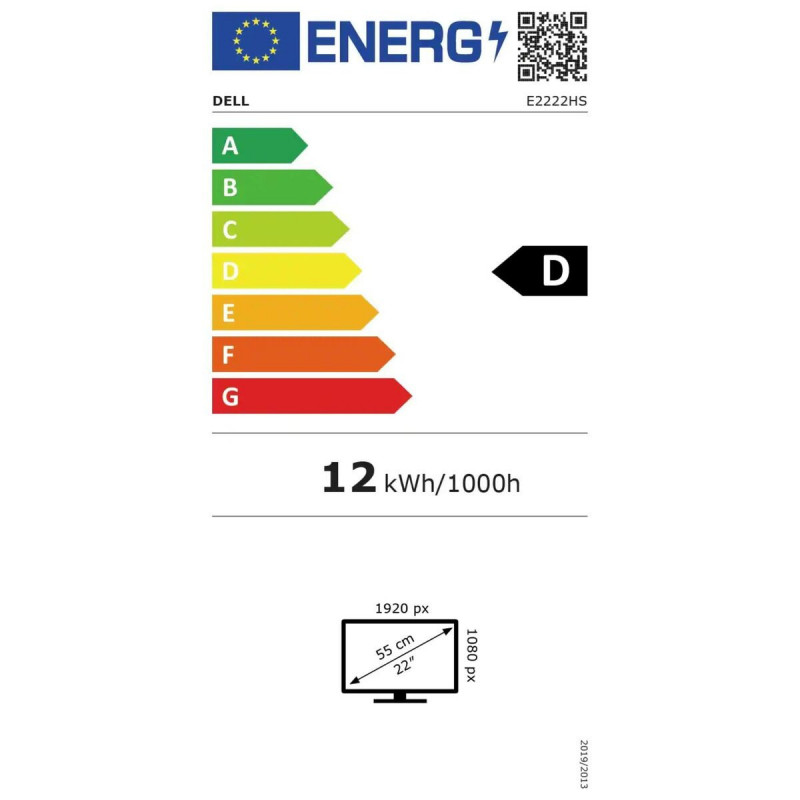 Image secondaire de Dell E Series E2222HS LED display 54,5 cm (21.4