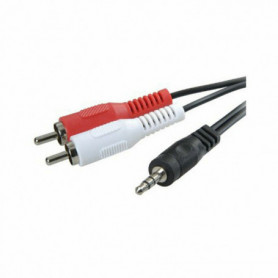 Câble Audio Jack vers 2 RCA 3GO CA101 (2 m) Noir 11,99 €