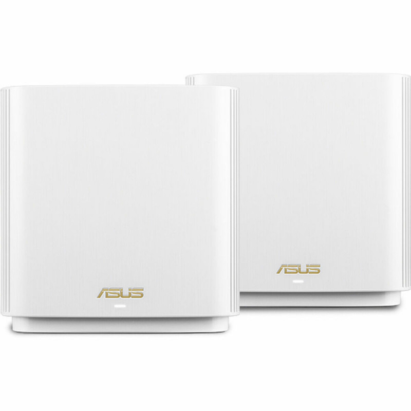 Asus ZenWiFi AX XT8 (W-2-PK) routeur sans fil Gigabit Ethernet Tri-bande (2,4 GHz / 5 GHz / 5 GHz) Blanc