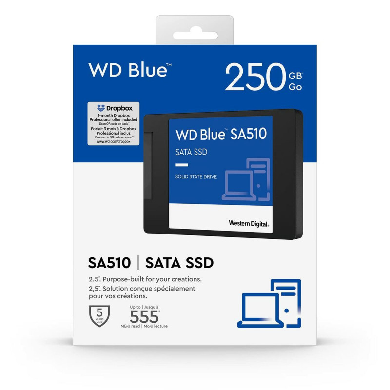 Image secondaire de Disque dur Western Digital WDS250G3B0A 250 GB SSD