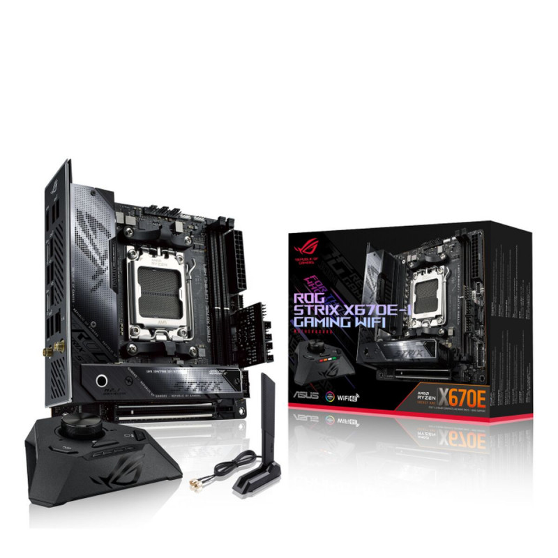 Asus ROG STRIX X670E-I Gaming WIFI AMD X670 Emplacement AM5 mini ITX