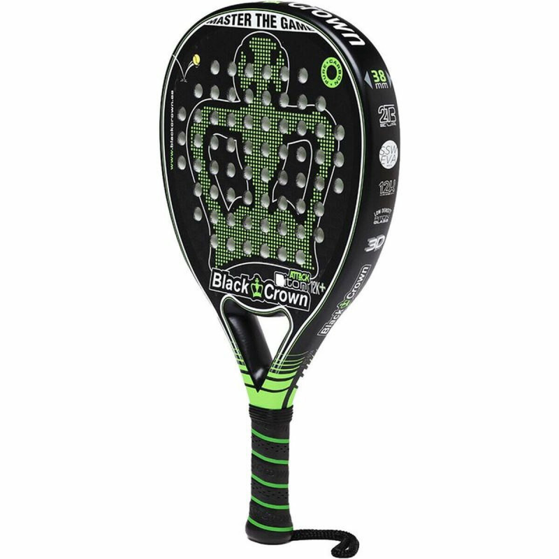 Image secondaire de la Raquette de Padel Black Crown Piton Attack 12K Noir