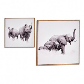 Cadre Avec cadre animaux Bois Contre-plaqué (31 x 2 x 31 cm) 20,99 €