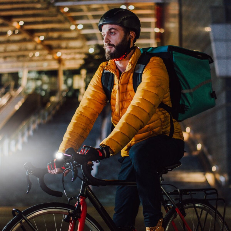 Image secondaire de Lanterne LED pour Vélo TM Electron Rose