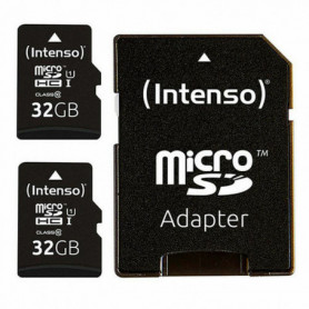 Carte Mémoire Micro SD avec Adaptateur INTENSO 32 GB x 2 24,99 €