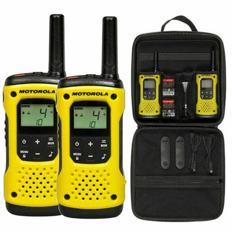 Motorola TLKR T92 H2O radio bidirectionnelle 8 canaux Noir, Jaune