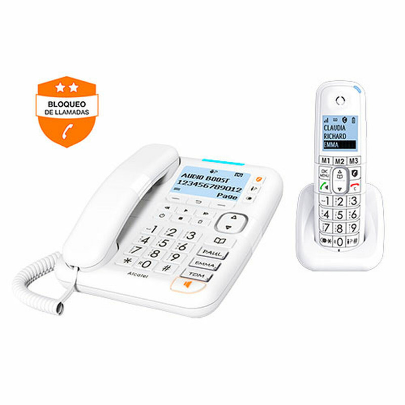 Téléphone Sans Fil Alcatel Blanc