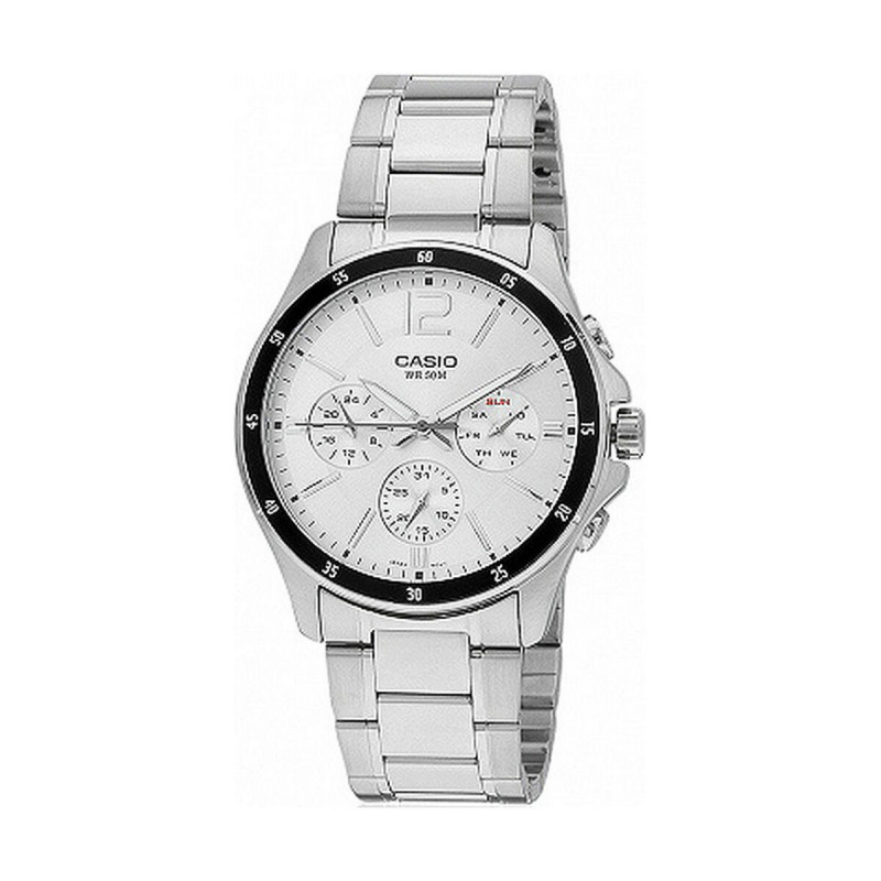 Montre Homme Casio COLLECTION Blanc Gris Argenté (Ø 35 mm) (Ø 43,5 mm)