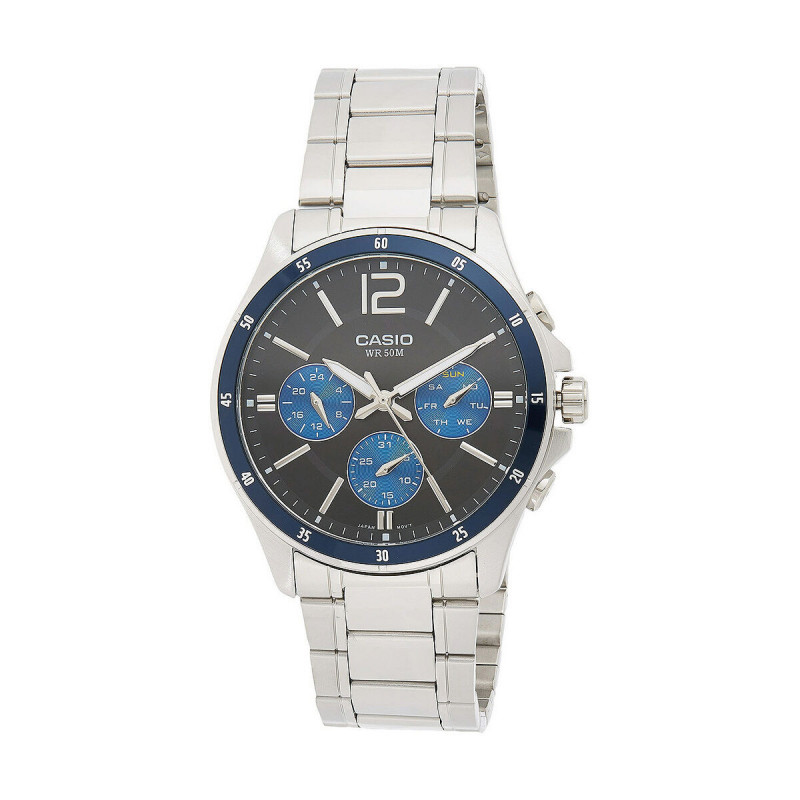 Montre Homme Casio COLLECTION Noir Argenté (Ø 35 mm) (Ø 43,5 mm)