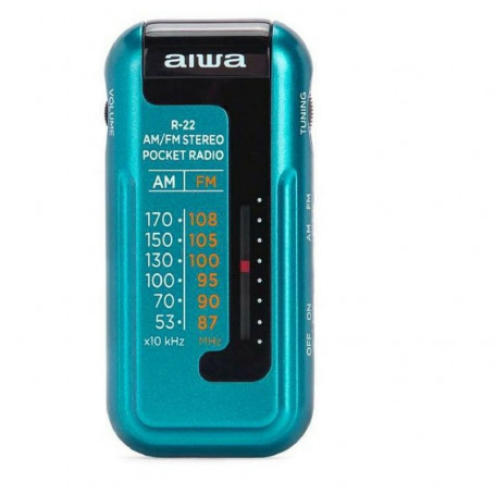 Radio transistor Aiwa R22TQ Turquoise AM/FM 53,99 €