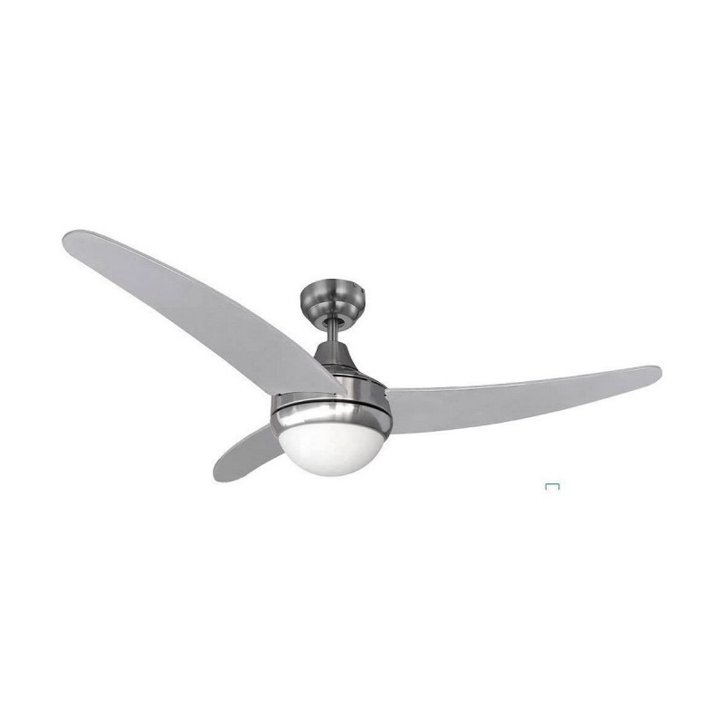 Ventilateur de Plafond avec Lumière EDM Egeo 60 W Chrome