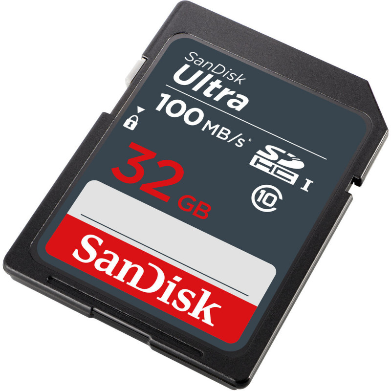 Image secondaire de Carte Mémoire SD SanDisk Ultra SDHC Mem Card 100MB/s Bleu Noir 32 GB