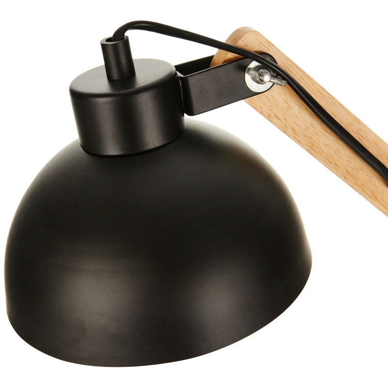 Image secondaire de Flexo/Lampe de bureau EDM Noir Bois Métal 60 W E27 Ø 16 x 53 cm