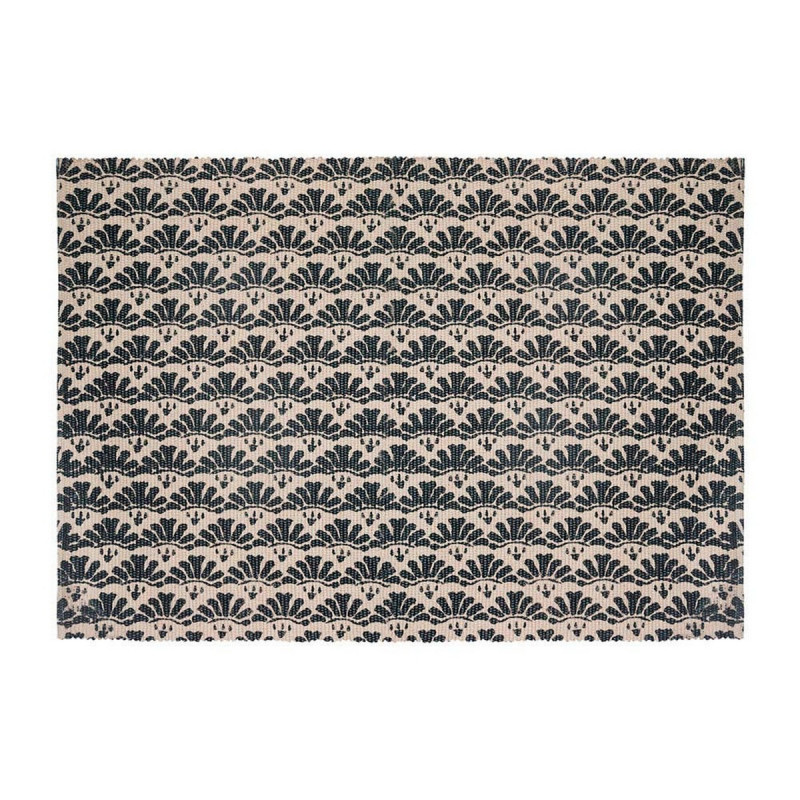 Image secondaire de Tapis Atmosphera Noir Beige Coton Multicouleur 60 x 90 cm