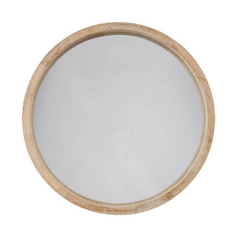 Miroir mural Atmosphera Rond Naturel (Ø 50 cm)