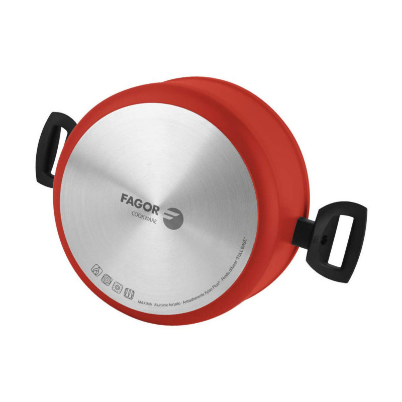 Image secondaire de Casserole FAGOR Rouge Aluminium (Ø 24 cm)