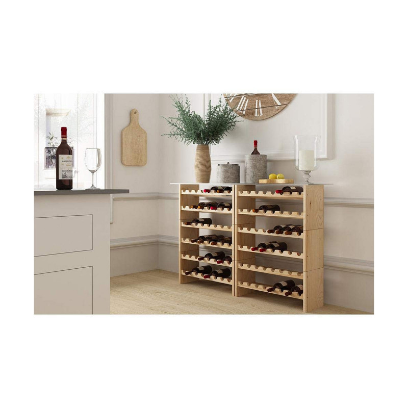 Image secondaire de Range Bouteilles Astigarraga Merlot Marron Pin (68,8 x 25 x 30 cm)