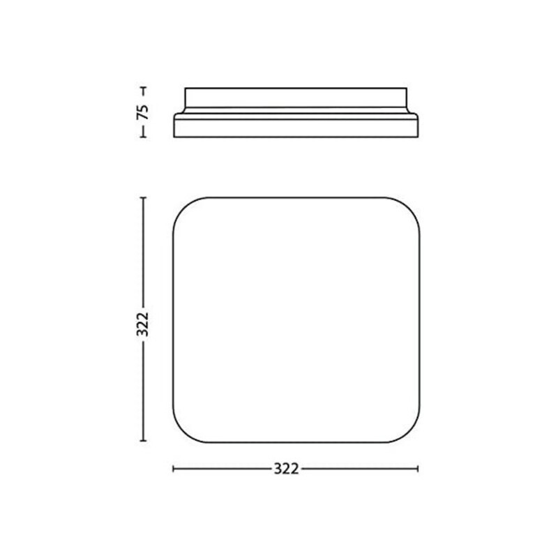 Image secondaire de Philips Fonctionnel 8718696162811 éclairage de plafond Blanc LED