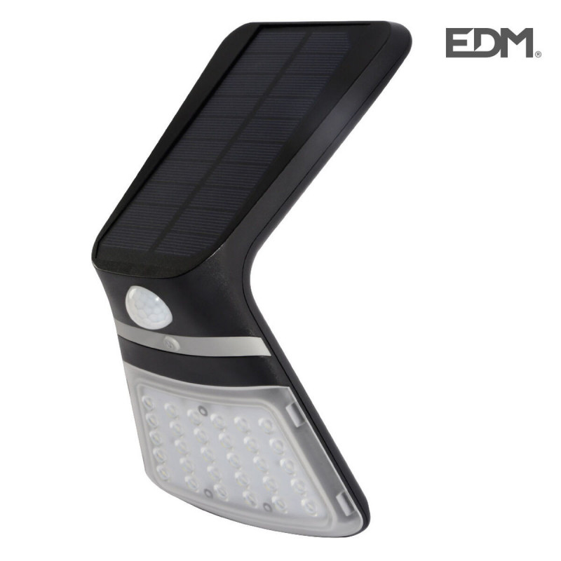 Écran de lampe EDM Noir Aluminium polypropylène