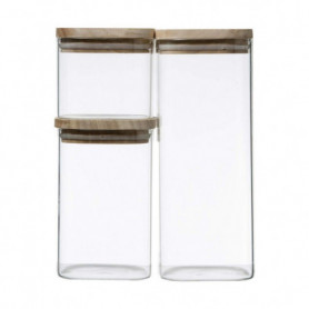 Set de 3 Boites Secret de Gourmet Empilable Transparent verre 43,99 €