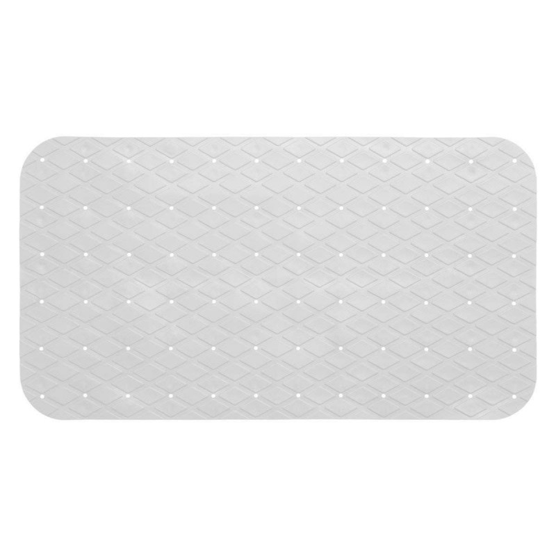 Tapis de Douche Antidérapant 5five Blanc PVC (69 x 39 cm)