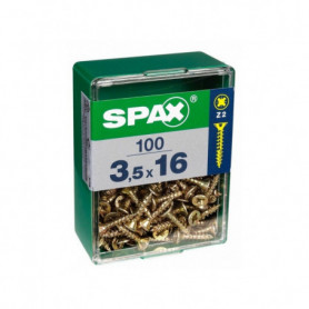 Boîte à vis SPAX Yellox Bois Tête plate 100 Pièces (3 x 20 mm) 14,99 €