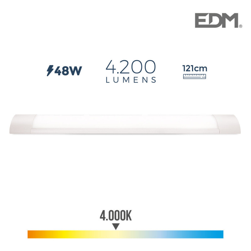 Image secondaire de Tube LED EDM 31691 A E 48 W 4200 Lm (4000 K)