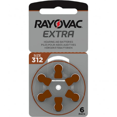 Batteries Rayovac Extra Compatibilité avec aides auditives 15,99 €