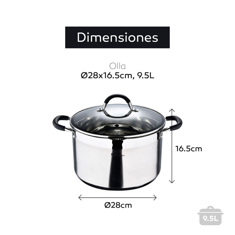 Image secondaire de Cuisinière à cuisson lente Masterpro bgmp-1506 ø 28 cm (9,5 L)