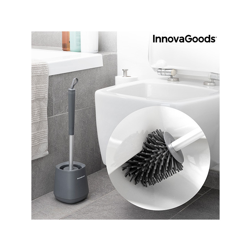 Brosse en Caoutchouc pour les Toilettes Kleanu InnovaGoods