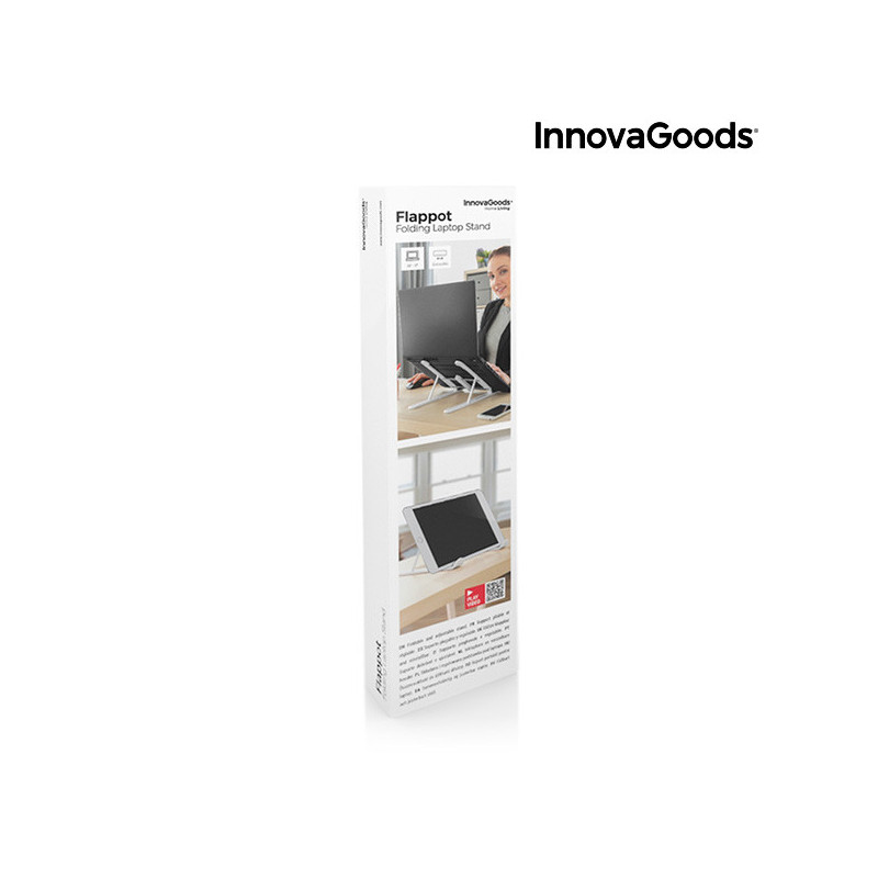 Image secondaire de Support Pliable et Réglable pour Portable Flappot InnovaGoods