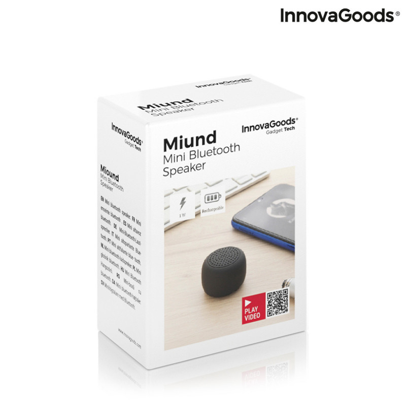 Image secondaire de Mini Enceinte Portable et Rechargeable sans Fil Miund InnovaGoods