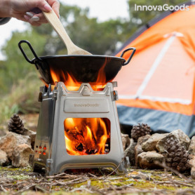 Réchaud de camping pliable en acier Flamet InnovaGoods 31,99 €